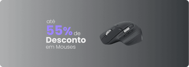 Até 55% de desconto em mouses